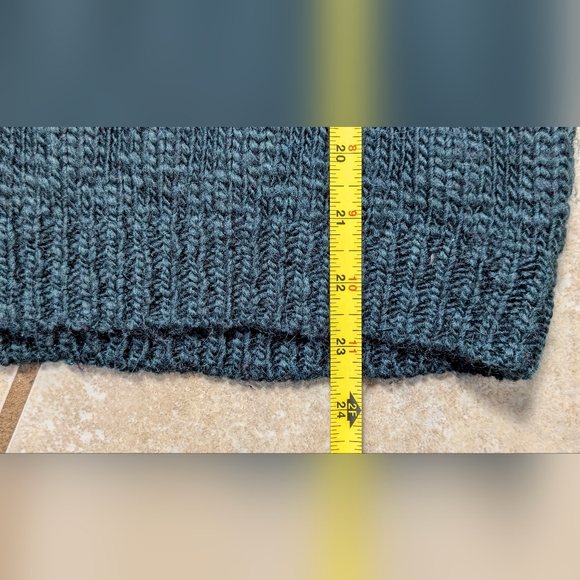 Loft Green Striped Wool Blend Sweater Size Small - Picture 8 of 8